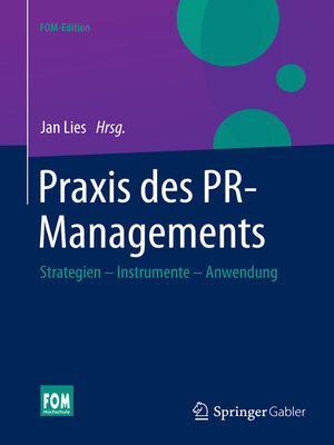 cover image of Praxis des PR-Managements